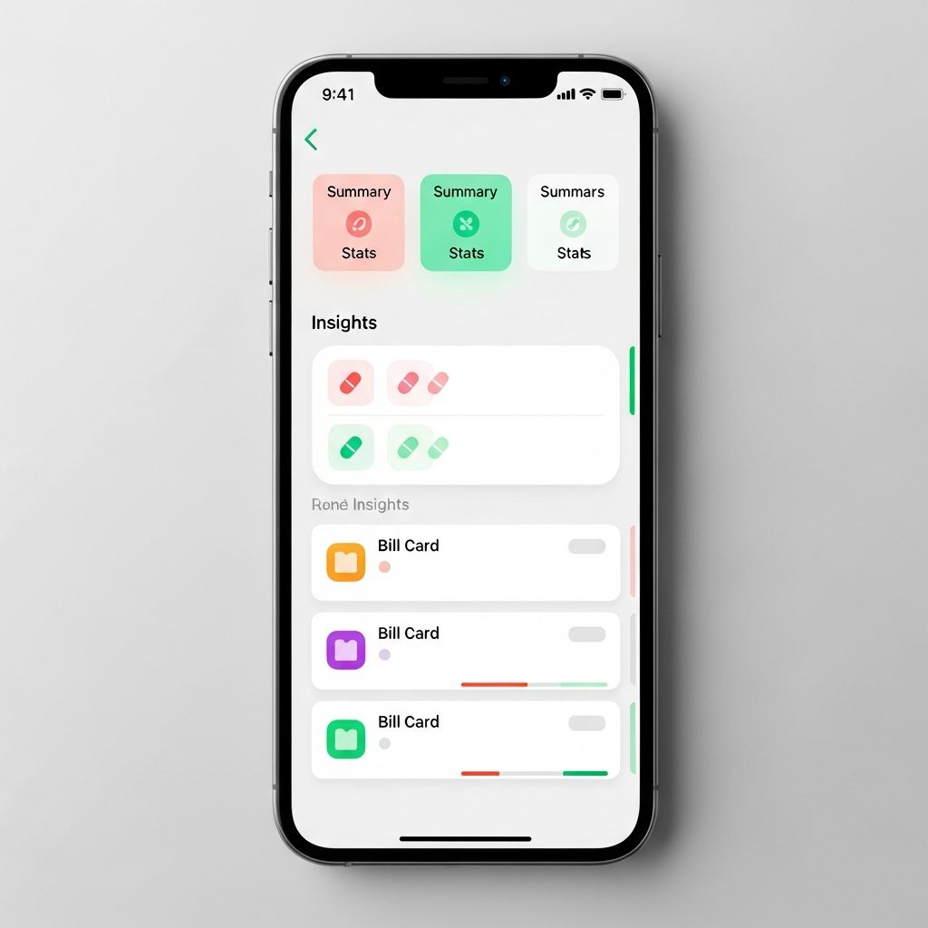 Subscription tracking screen
